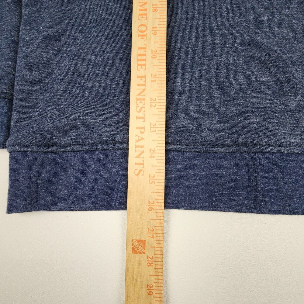 Orvis Fly Fishing Pullover Mens M Blue 1/4 Zip Embroidered Fly Sweatshirt - Picture 5 of 14
